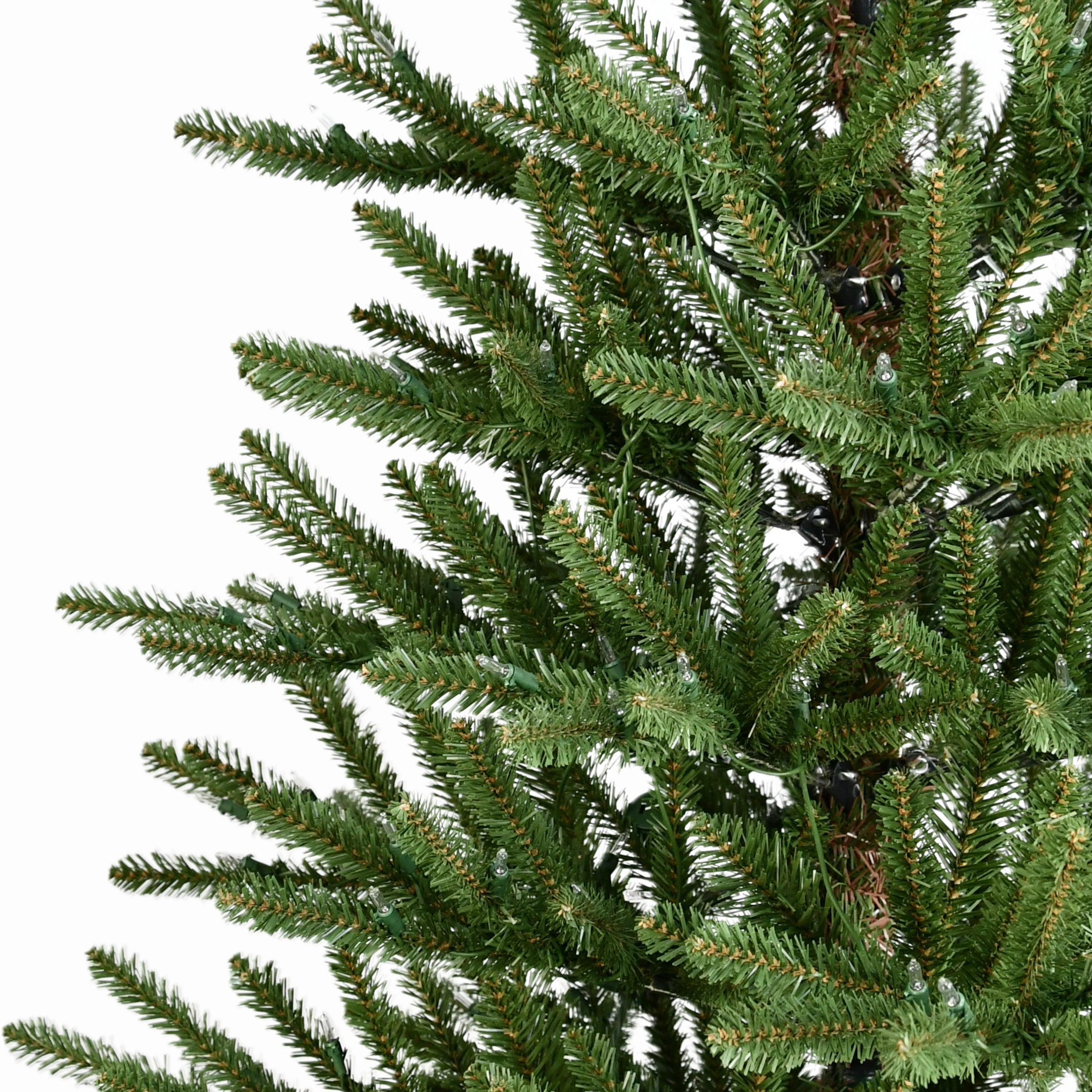 6.5ft Pre-Lit Mountain View Spruce Tree